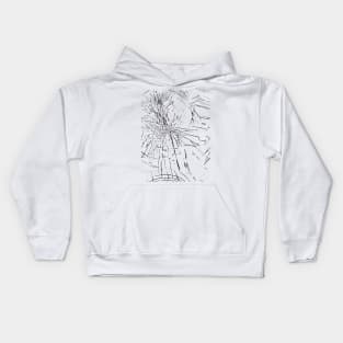 Broken glass texture Kids Hoodie